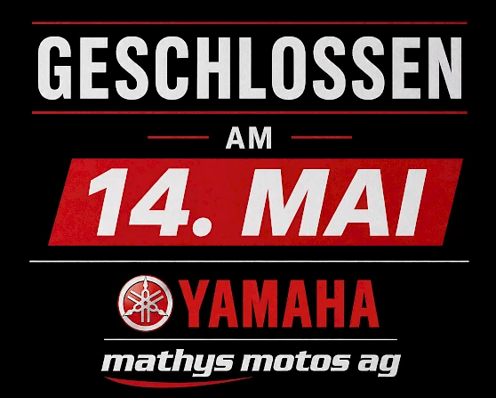 Donnerstag 14. Mai geschlossen!