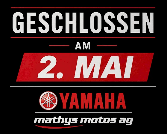 Samstag 2. Mai geschlossen!
