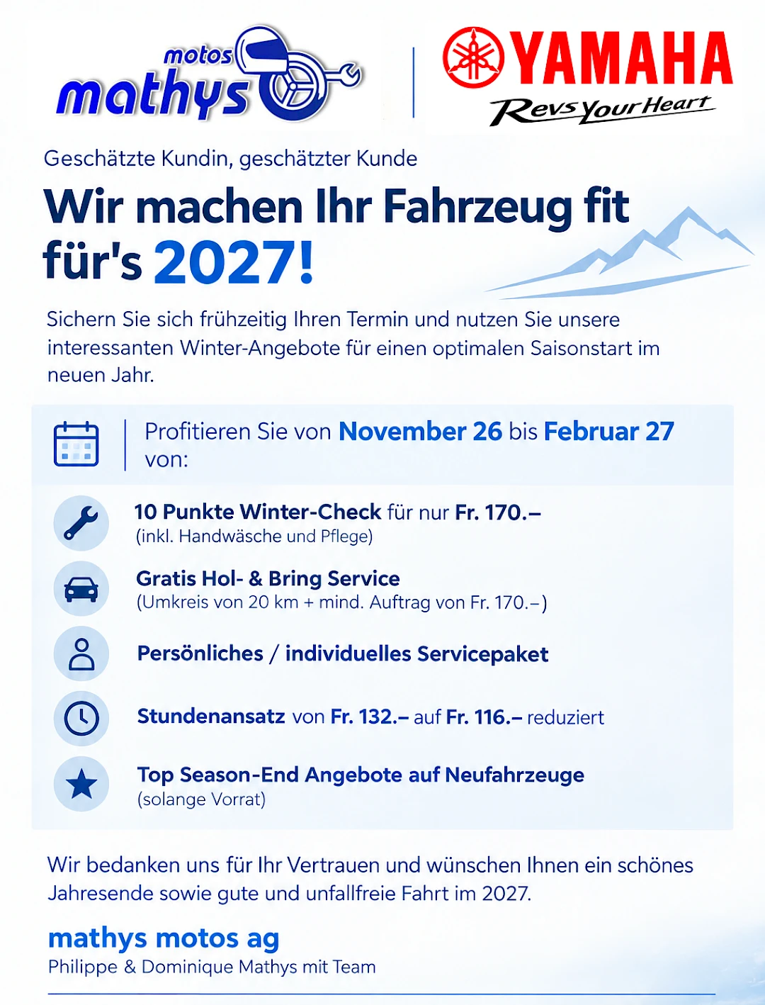 Winter-Angebot